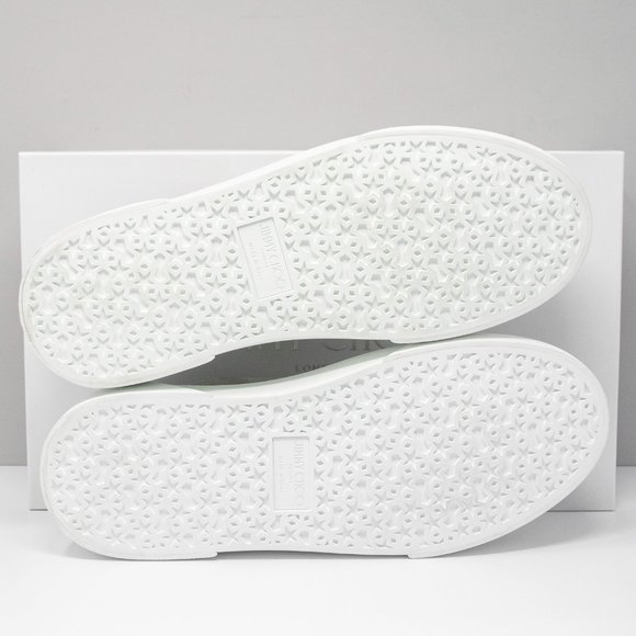 Jimmy Choo V.B.C Natural Linen Lace Up Sneakers - Size 42 (9 US) - Picture 4 of 7